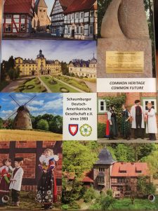 Collage of photos capturing life Schaumburg Sister City small town Germany