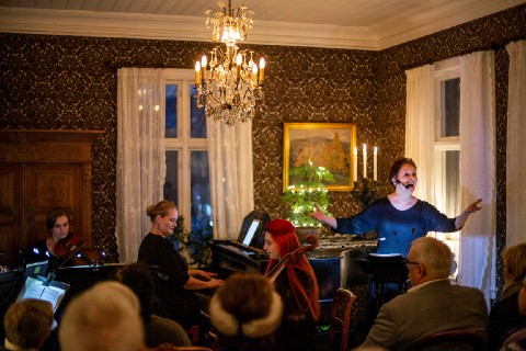 Two intimate house concerts took place at the home of Reidun Horvei in Voss.