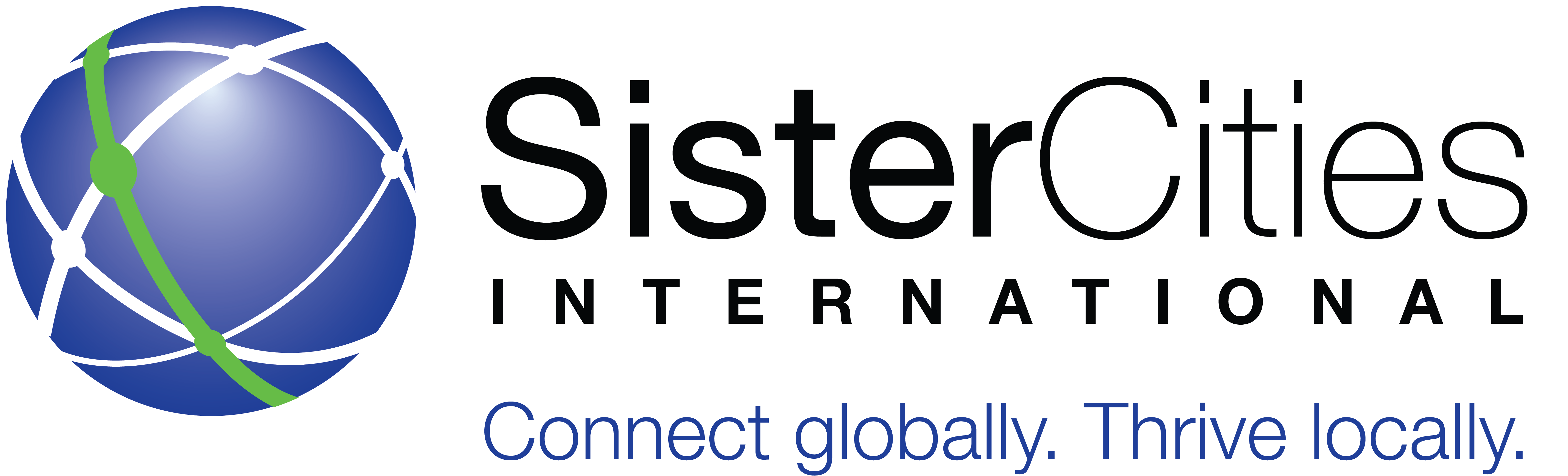 Sister cities. Thrive Global logo. Hi res logo.