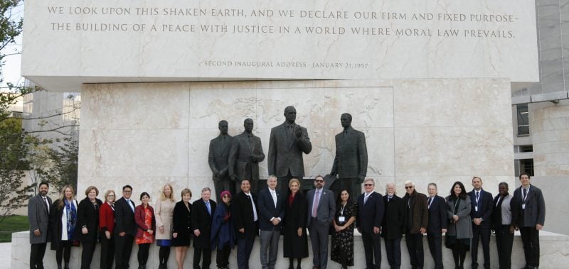 2021 SCI Board at the Eisenhower Memorial